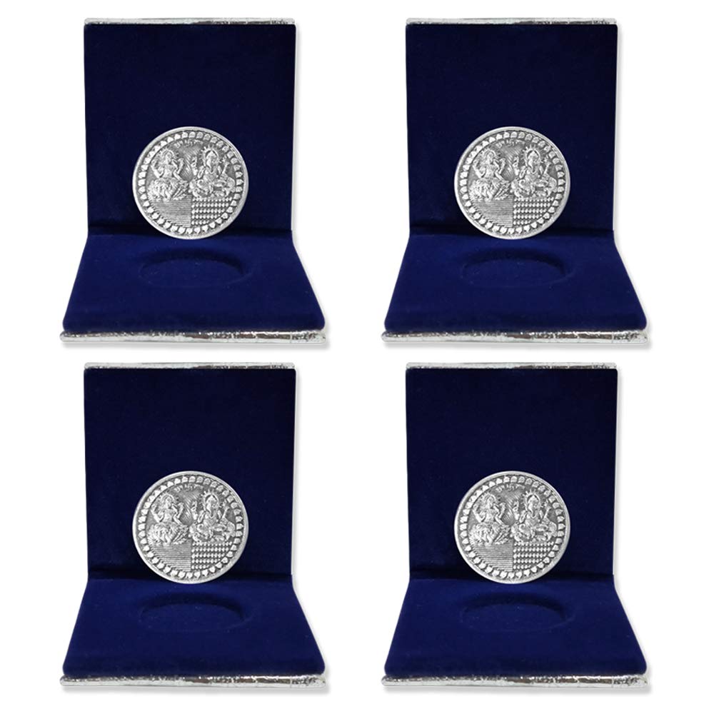 NINE10 German Silver Plated Coins with Velvet Box, 10 g -Pack of 4 (B08L638YW4) Amazon Price History, Amazon Price Tracker