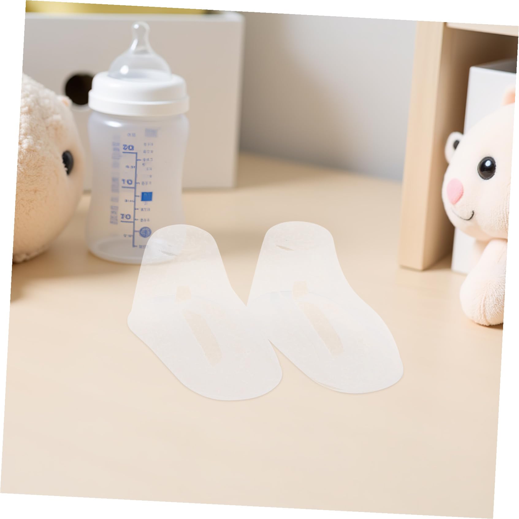 ABOOFAN Supporti Piede e Ragazzo Pvc per Trasparente Ragazza Scarpe in Anti-deformazione 100 Pezzi , Forma Mini Calze Ragazzo Ragazza, Robusti per Esposizione