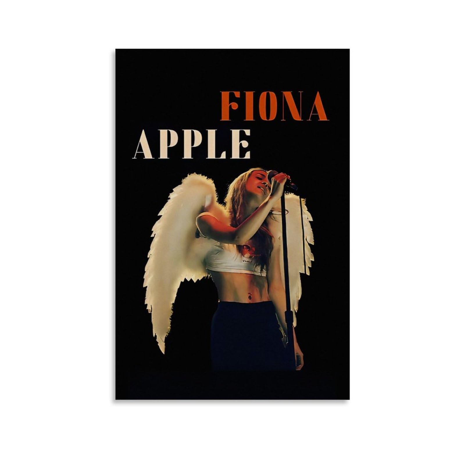 LugeMa Singer Fiona Poster Apple Music Canvas Art Painting Decor Wall Posters Bedroom Gym Decorative Gift 12x18inch(30x45cm)
