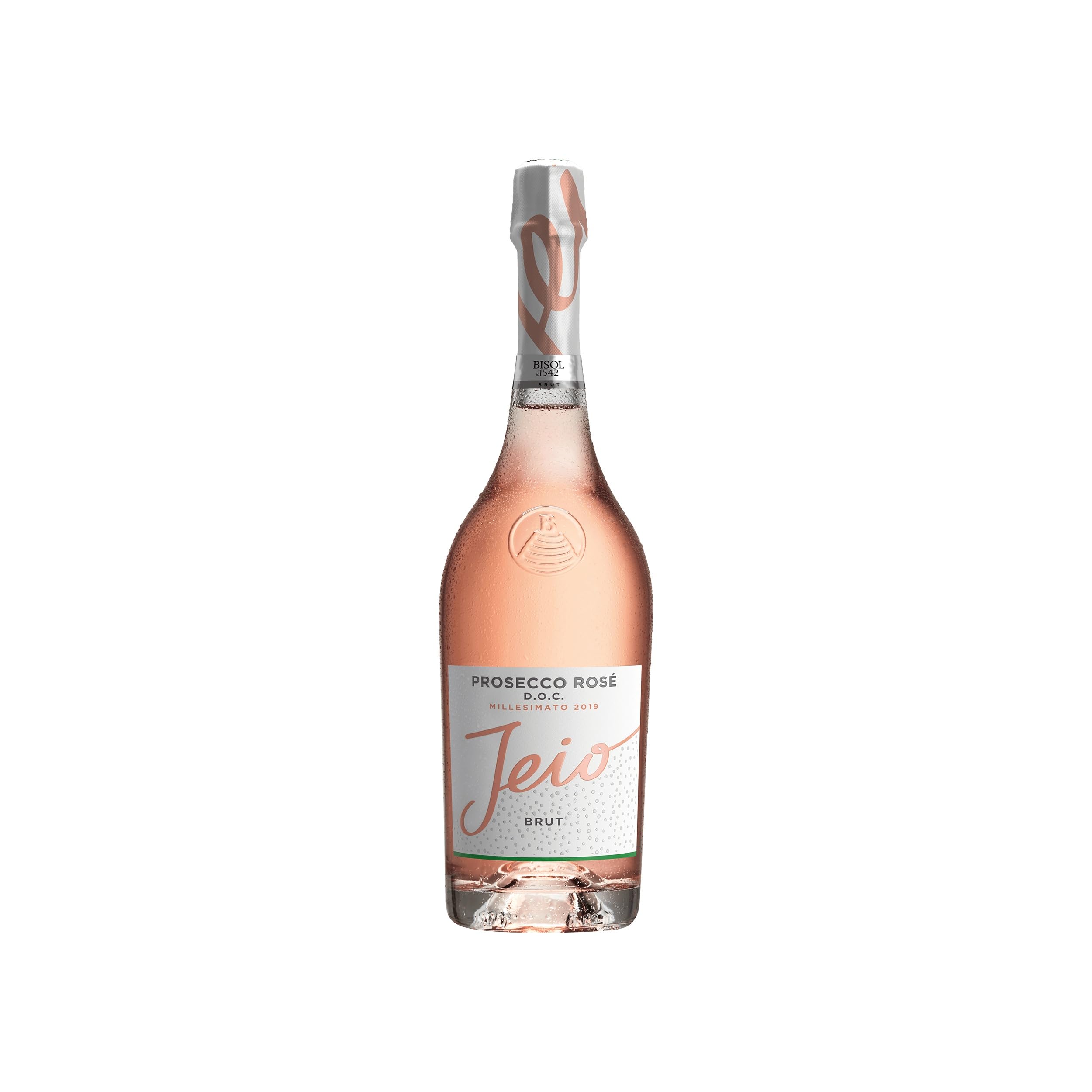 Bisol Jeio Schaumwein Rosé brut Roséwein Italien inkl. Feinwert E-book (1 x 0.75 l)
