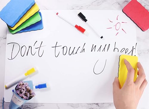 Miniatura 4 de Borrador magnético de pizarra blanca, borrador de tiza de borrado en seco, imanes de pizarra, limpiador, limpiaparabrisas, rotuladores y