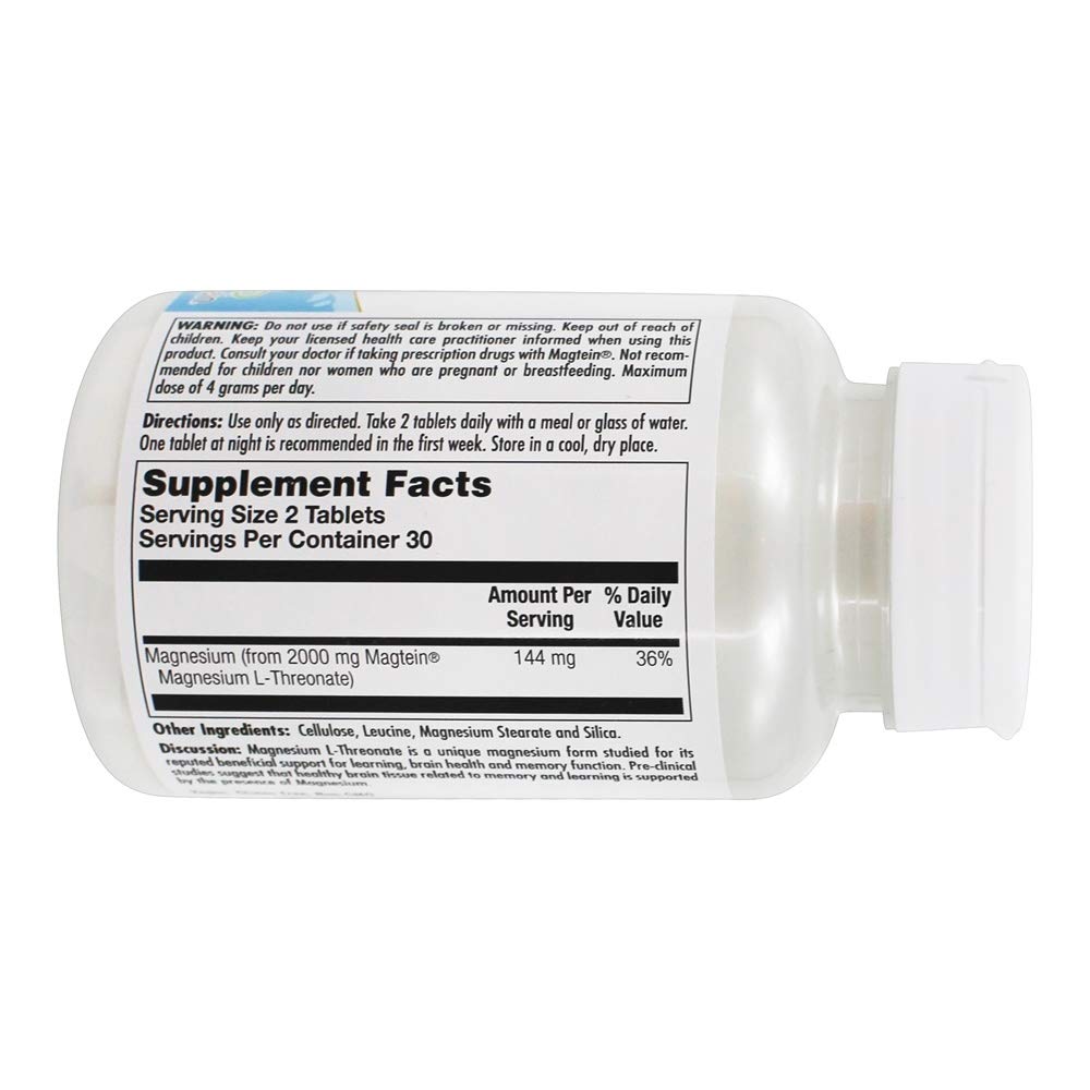 KAL, Think Magnesium L-Threonate, 2000 mg, 60 Tablets- Buy Online in ...