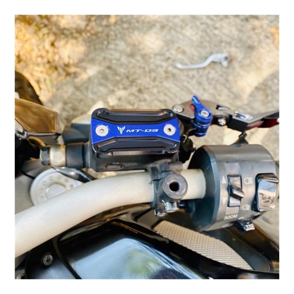 Osłona płynu hamulcowego motocykla do Ya&maha MT03 MT 03 MT-03 2015-2019 2020 2021 motocykl CNC przedni tylny płyn hamulcowy pokrywa zbiornika pokrywa zbiornika