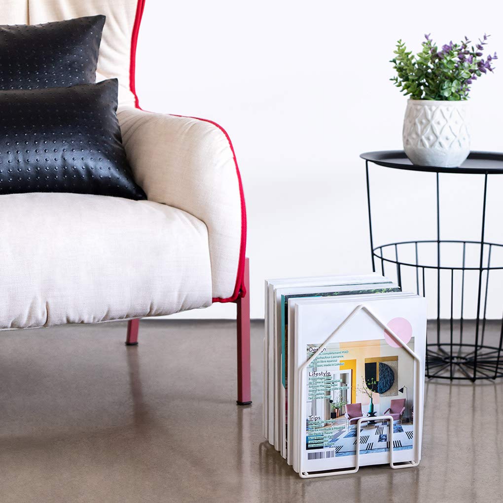 Portariviste A Forma Di Furgoncino Balvi | Decorativo In Metallico Nero - Foto 4