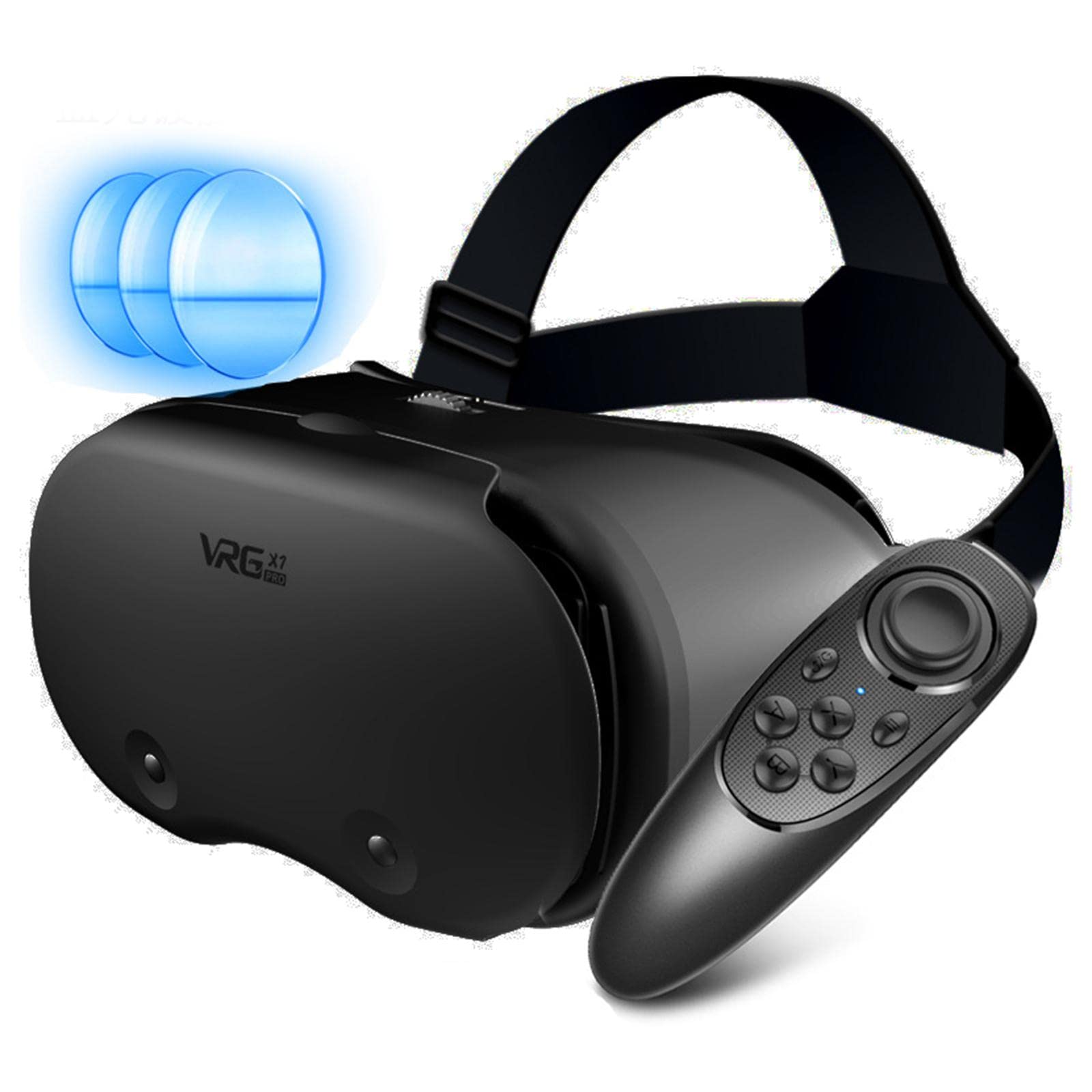UJEAVETTE 3D Glasses Reality Wide Angle Adjustable 052 Remote Control-image-27