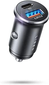 Caricabatterie Auto USB-C Da 60W Con Voltmetro - Ricarica Rapida QC3.0 18W + PD 30W + 2.4A 12W - Presa Accendisigari Per Telefono, Tablet, Orologio - Foto 6