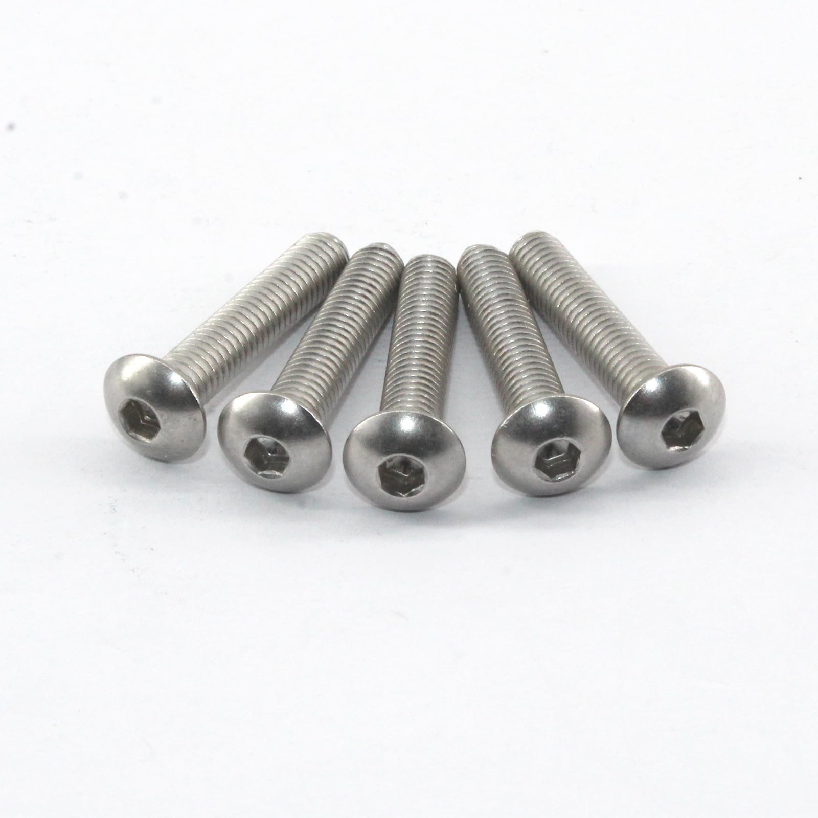 120Pcs M2x16 Stainless Steel Hex Socket Button Head Screws