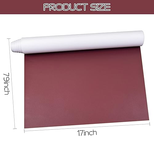 Miniatura 73 de Parche de reparación de cuero grande de 17 x 79 pulgadas, cinta autoadhesiva de reparación de cuero, parches de cuero para muebles de sofá, sillas