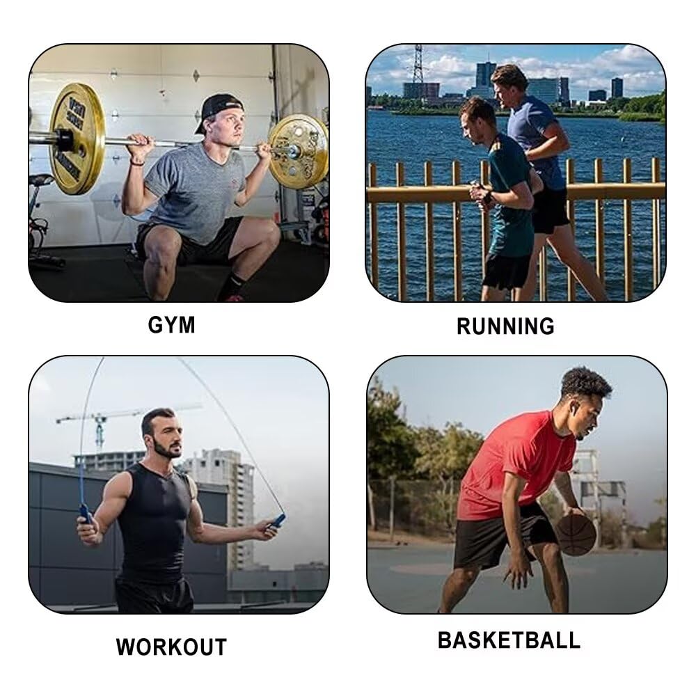 Mens Sports Shorts Quick Dry Loose Fit Lightweight Running Workout Gym Shorts with Pockets - 4