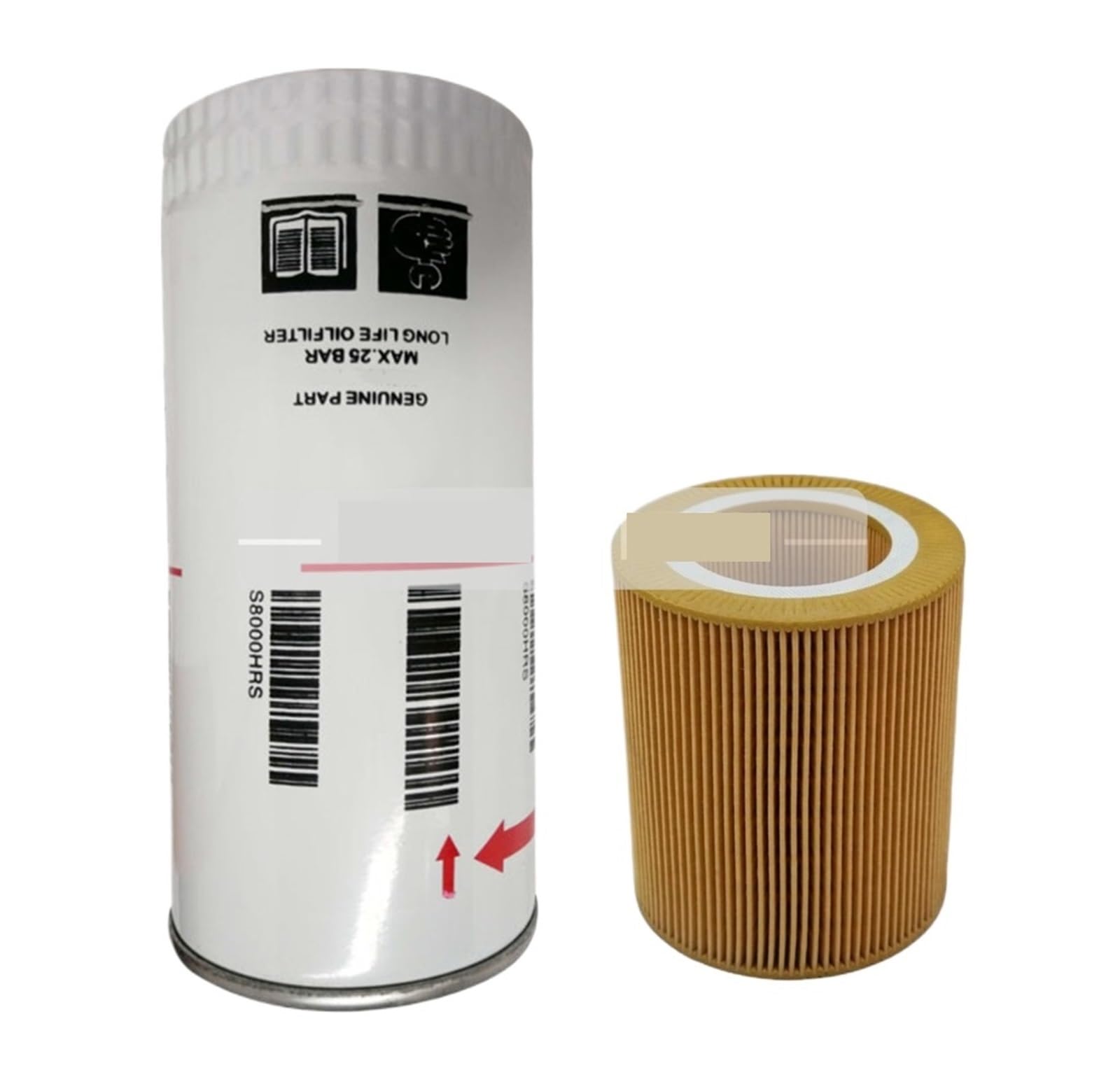 CLEUFWKO 1PCS 1625005690 1625005691 Filter Kit Fits Air Compressor(1625005691)