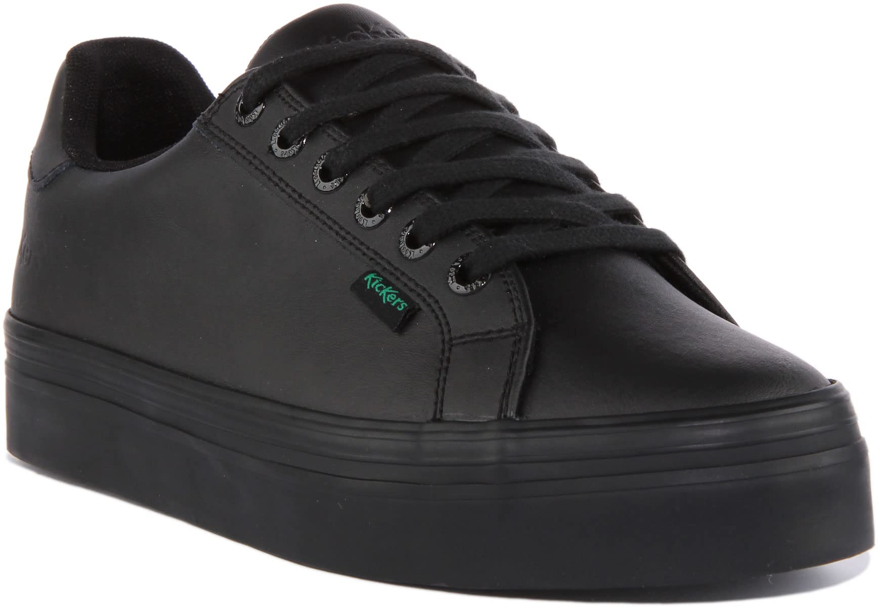 Kickers Tovni Stack Multi Active Shoe, Black, 3 UK Child