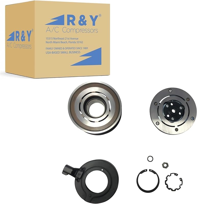 Embreagem do compressor de ar-condicionado automotivo RY AC Compressors GG588-CL – 1 unidade