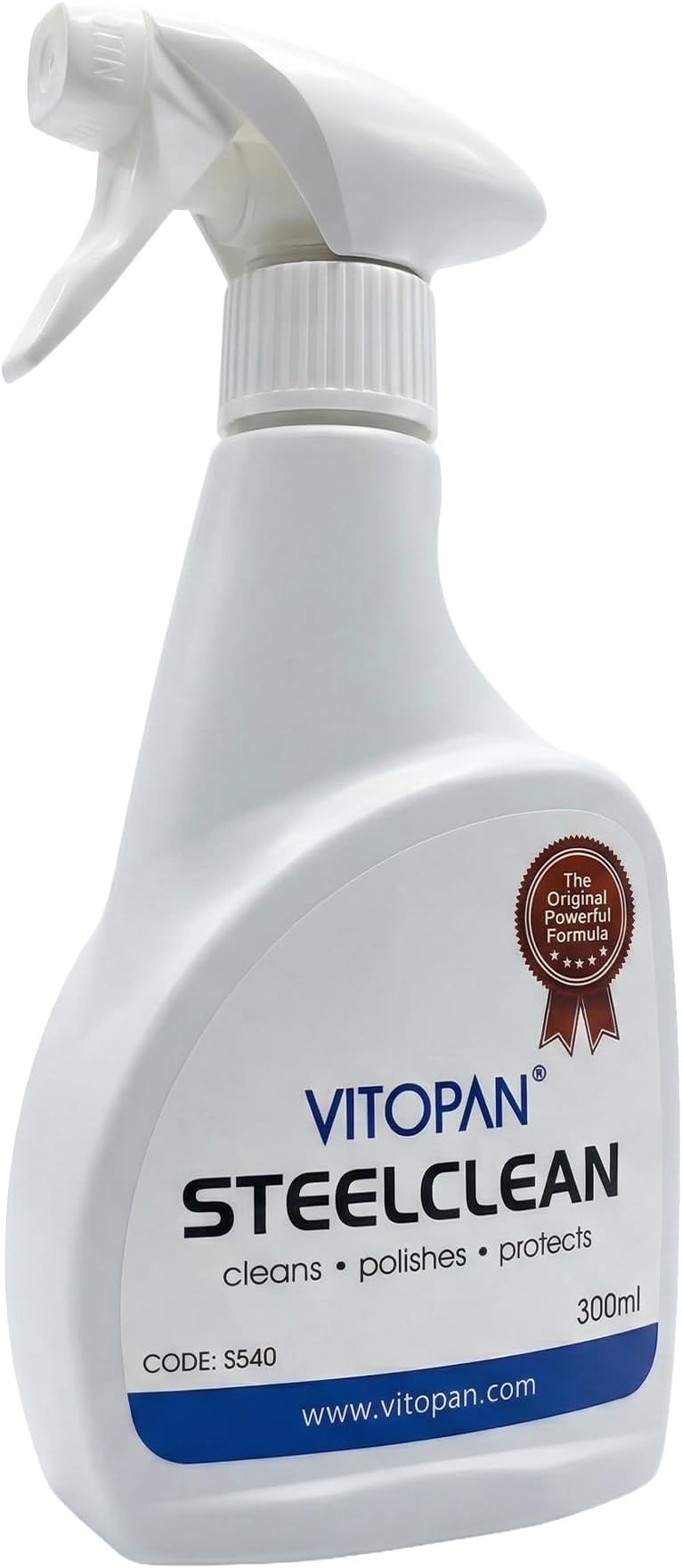 Vitopan Steel Clean Kitchen Spray 300ml โ Surface Cleaner, Stainless Steel Polish & Protection โ Professional Hygiene Choice