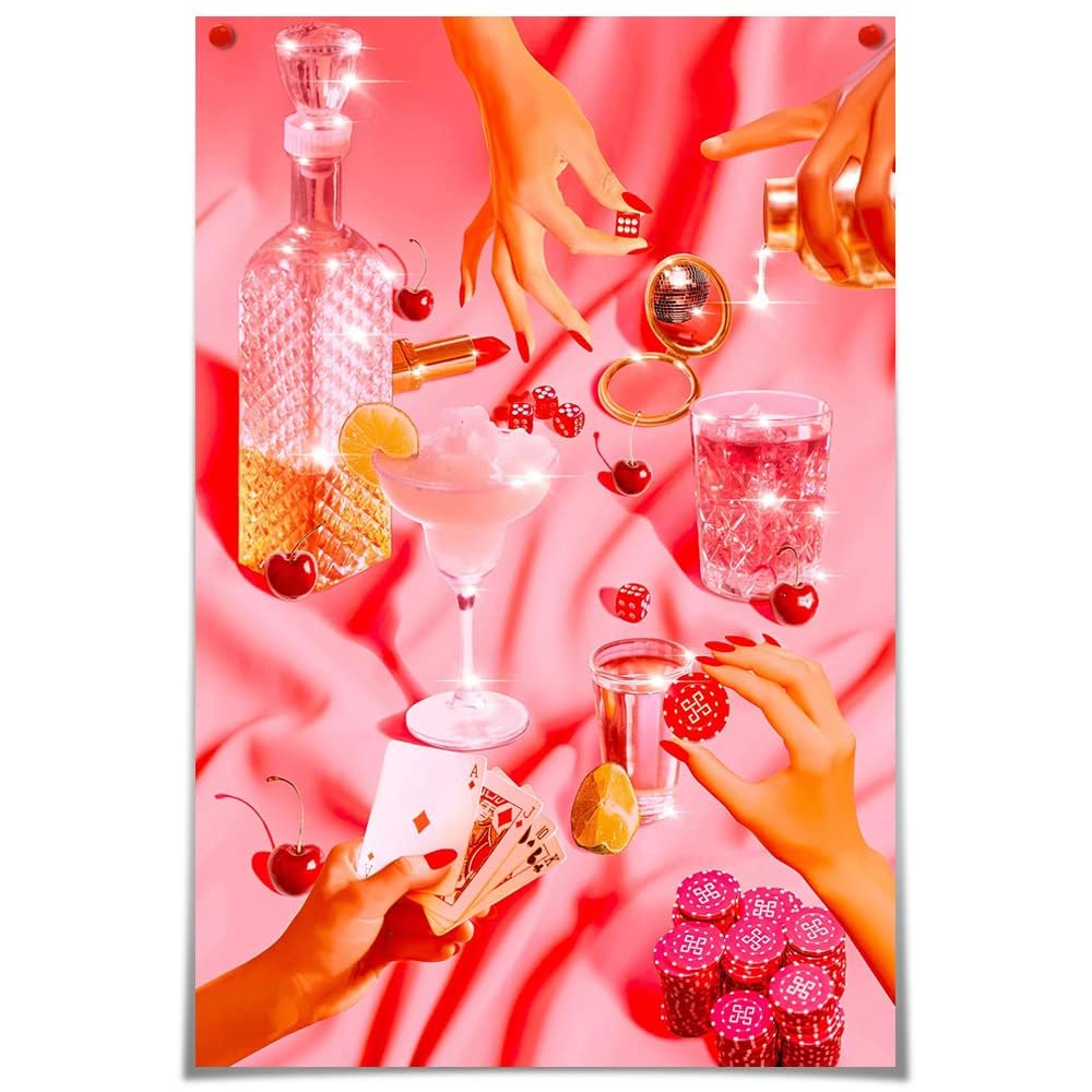 Amazon.com: cupmod Vintage Poker Paint by Numbers Kits for Adults