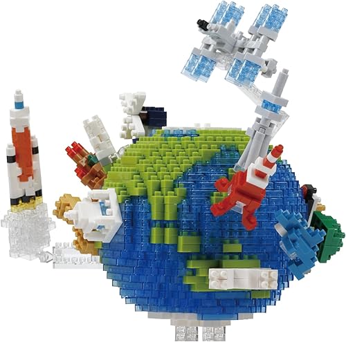 Miniatura 3 de nanoblock - Espacio - Planeta Tierra y la Luna, kit de construcción de la serie Advanced Hobby