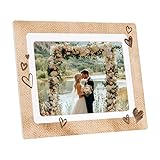 Demark - Marco de Fotos San Valentín KS153 10x15 cm – Portafotos de Forex para Mesa – Diseño Romántico Horizontal para Regalo de Pareja y Aniversario – Fabricado en España