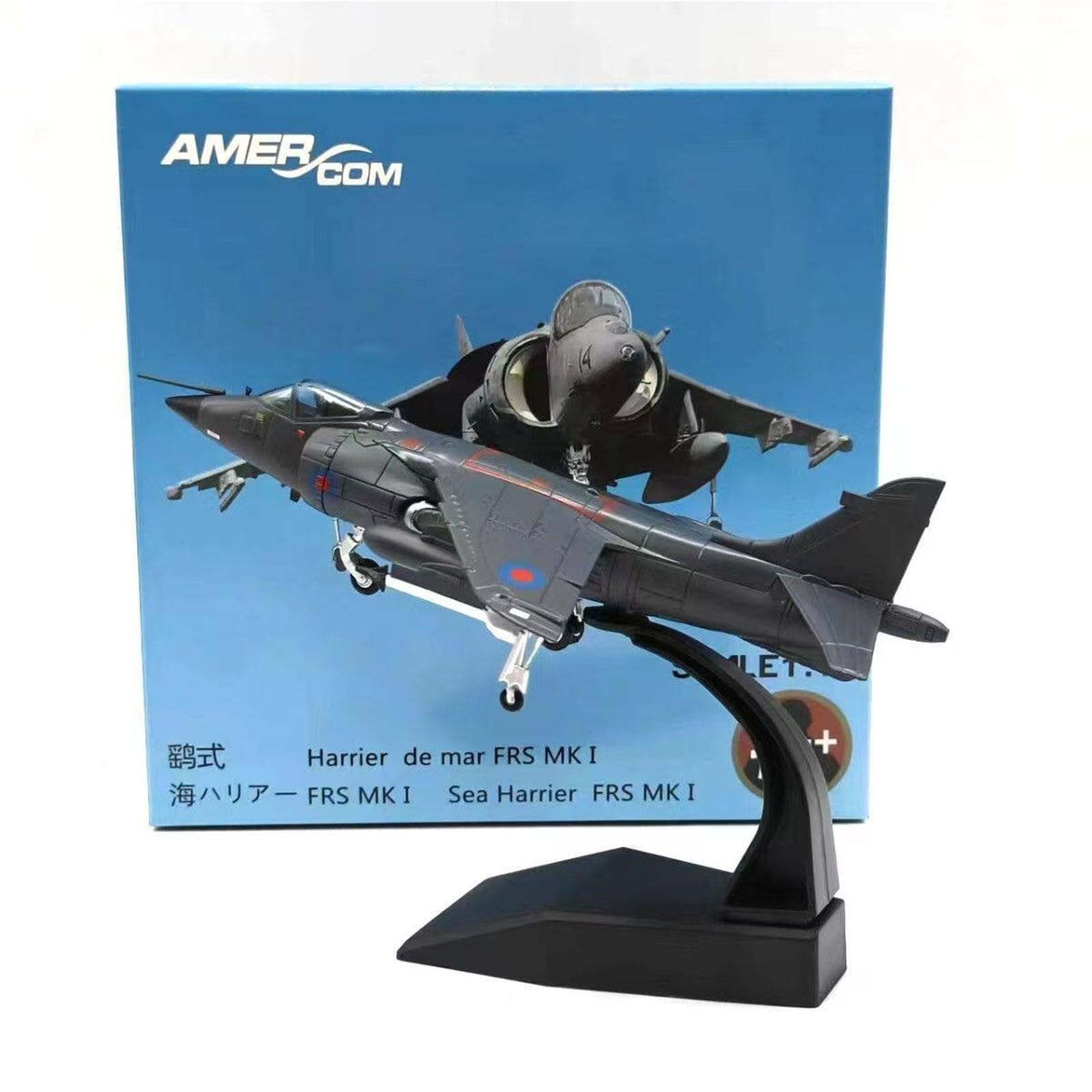 aerei a reazione Modello pressofuso in metallo British Harrier Jet in scala 1:72 regali per piloti