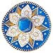 Light Blue and Gold Mariachi Sombrero