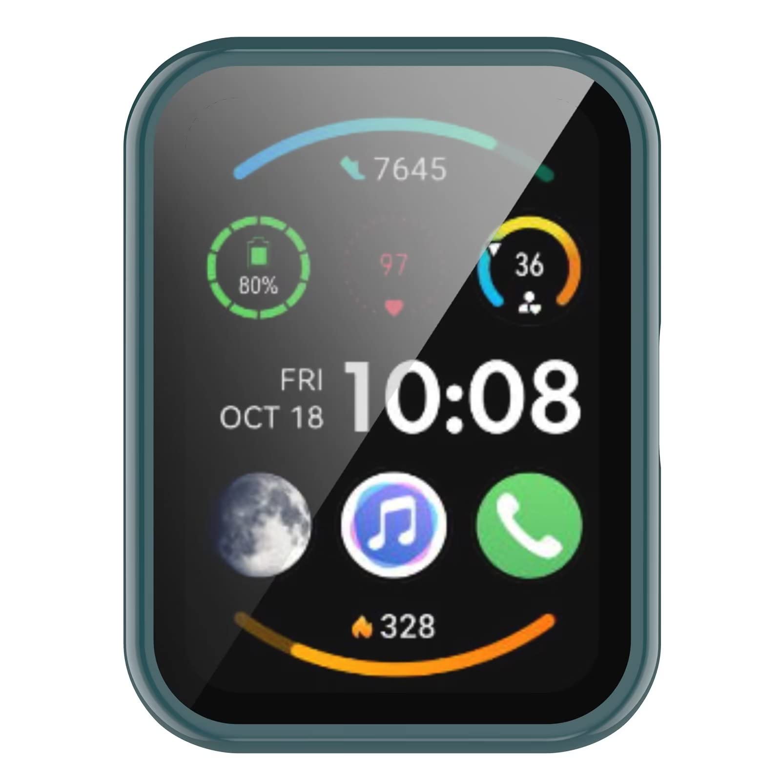 FTRONGRT Case for Huawei Watch Fit Special Edition(B39), PC + Screen Tempered Film, Shock Resistant - Image 3