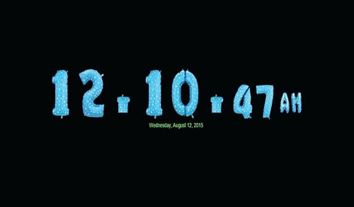 Apponlinclock2 - Soft Digital / Phone Clock / The Second Time Zone #TOP2