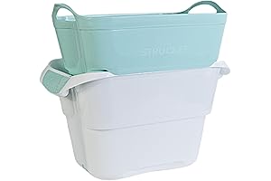 Strucket Strainer & Bucket with Drain: 5 Gallon Bucket with Interlocking, Removable Strainer