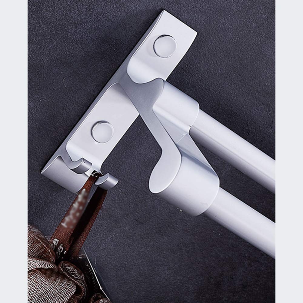 Estante, toallero de Pared, toallero de Aluminio Grueso, Estante de Cocina, Estante de Almacenamiento de Pared para el hogar Learned extensively