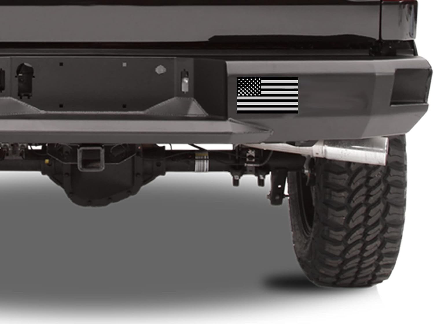 Rogue River Tactical 2 Pack Reversed Mirrored Subdued American USA Flag Sticker Patriotic United States Auto Car Decal Window Bumper US Military (3x5 Inch)