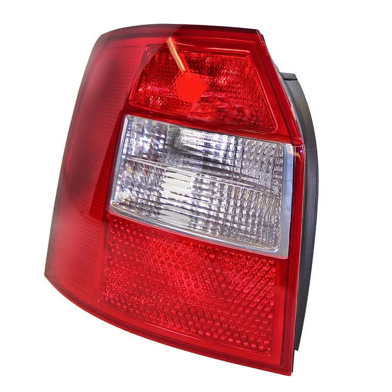 BESTPRICE 2x fanale posteriore sinistro rosso/bianco senza portalampada Compatibile con AUDI A4 B6 Avant (8E5)