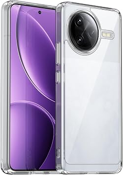 Xiaomi POCO F7 Ultra Case AFINER New Model Lightweight Ultra-thin TPU+PC Transparent Cover Xiaomi POCO F7 Ultra Exclusive Shock-resistant Shock-absorbing Fingerprint Prevention Scratch-Resistant