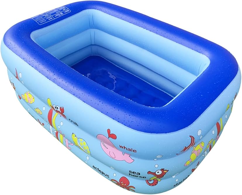 Inflatable Kiddie Pool 51 X 33 X 21 Higher Kids | Desertcart UAE