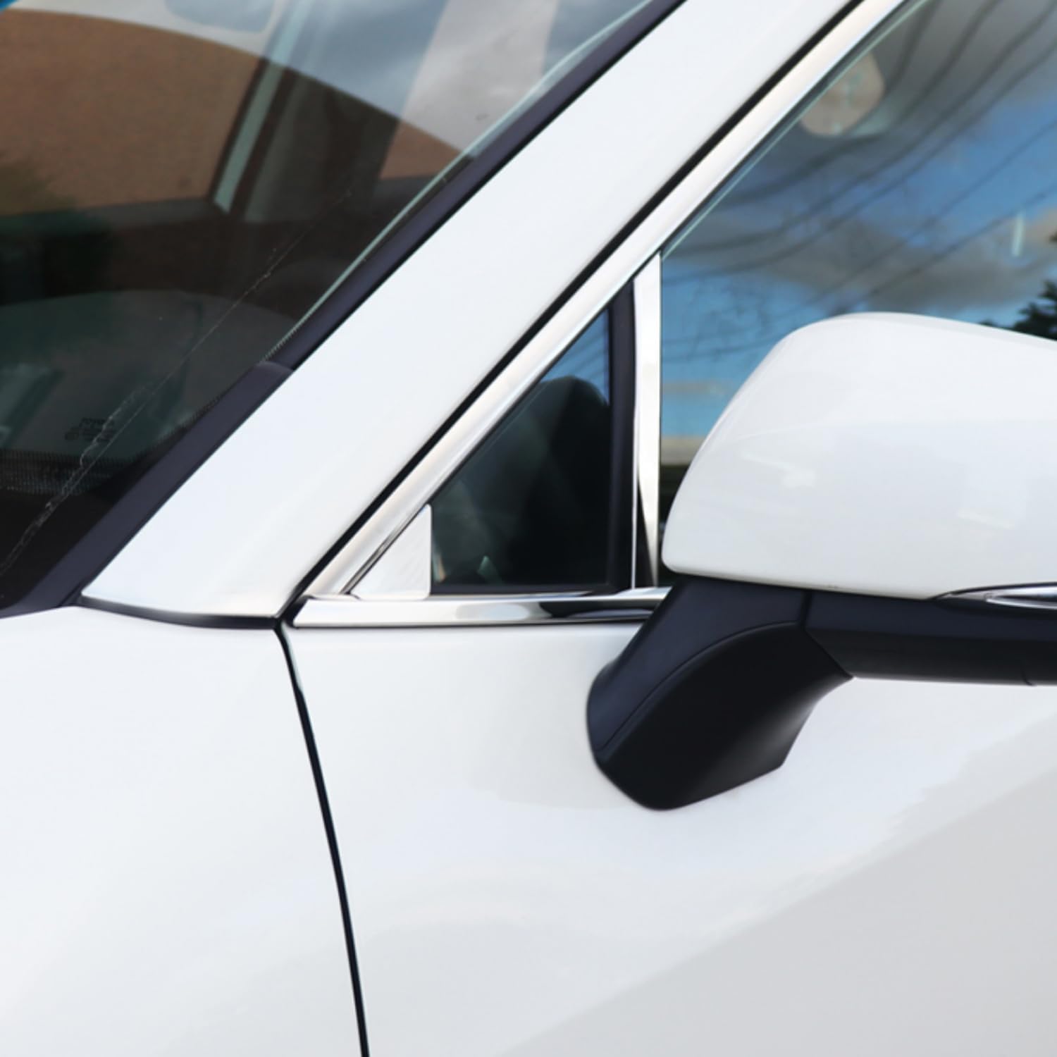 for Toyota RAV4 2019-2024 Steel Crome Bottom Window Trim 6pcs Car Accessories