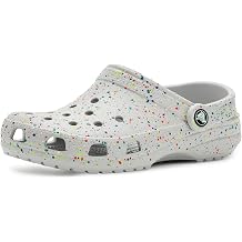 Crocs Unisex-Child Classic Graphic Clog, Atmosphere/Multi Glow, 7 Toddler