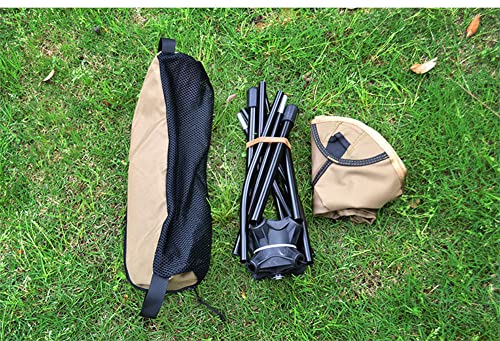 Lslansoon Portable Camping Chair, Collapsible Backpacking Chair Beach Chair With Carry Bag For Outdoor Hiking Fishing Picnic (Khaki) #TOP5