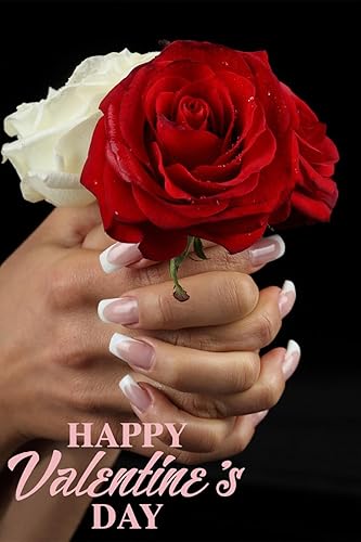 Miniatura 7 de Uñas postizas a presión con punta francesa para el día de San Valentín, uñas postizas largas con diseño de corazón rosa, uñas acrílicas, cobertura