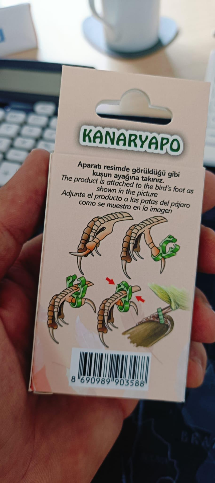 Piumer Anilla correctora de Dedo Patel AYAK KANARYAPO