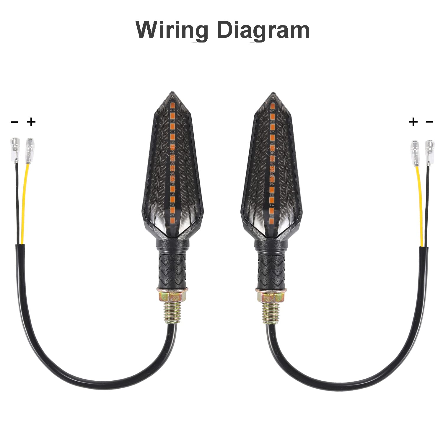 T15 WY16W LED Oranje Canbus knipperlichten (set) - Knipperlichten - : LED en Xenon verlichting voor auto's, motoren, scooters