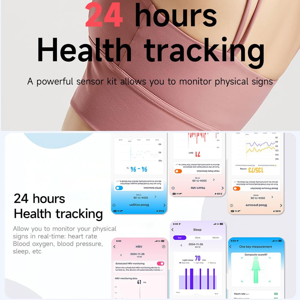 Elprico Banda de Rastreador de Fitness sin Pantalla, Actividad Impermeable y Monitor de Sueño con Batería de 45 Días, Banda de Salud Inteligente para Hombres y Mujeres (Black)