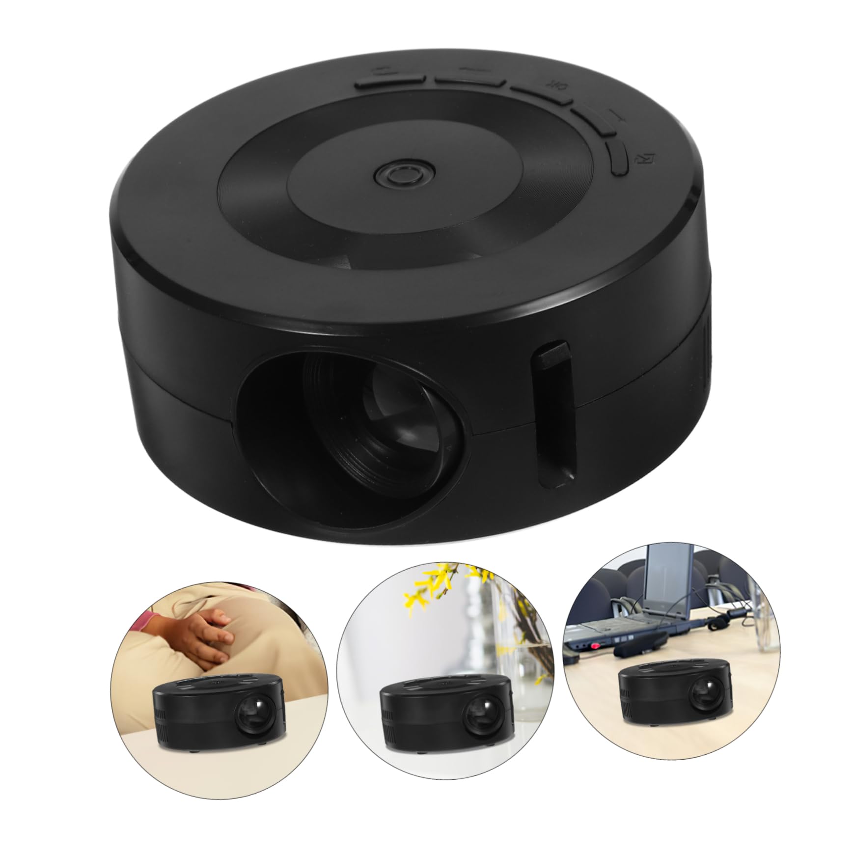 Mikikit Mini Proiettore Portatile Altoparlante Integrato Dispositivo Di Visualizzazione Tascabile Per Uso Domestico Campeggio e Ufficio Per Smartphone e Tablet