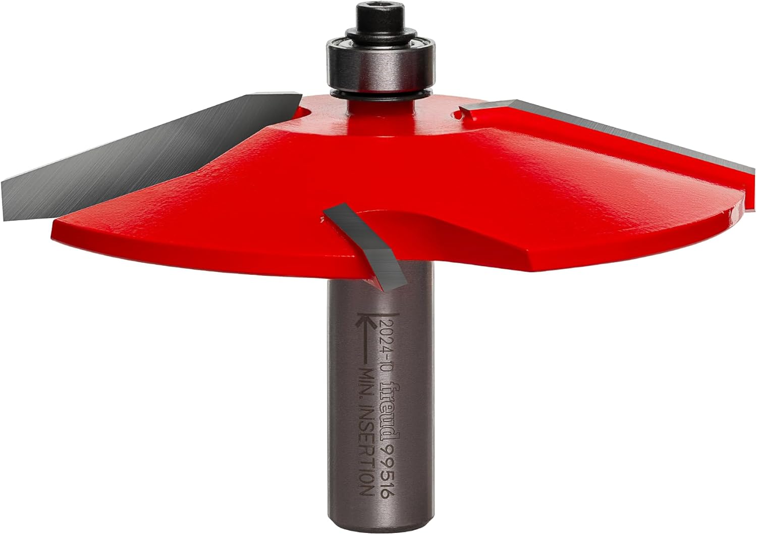Freud 99-516: 3-1/2" (dia.) Raised Panel Bit with 1/2" shank, 1/2" carbide height
