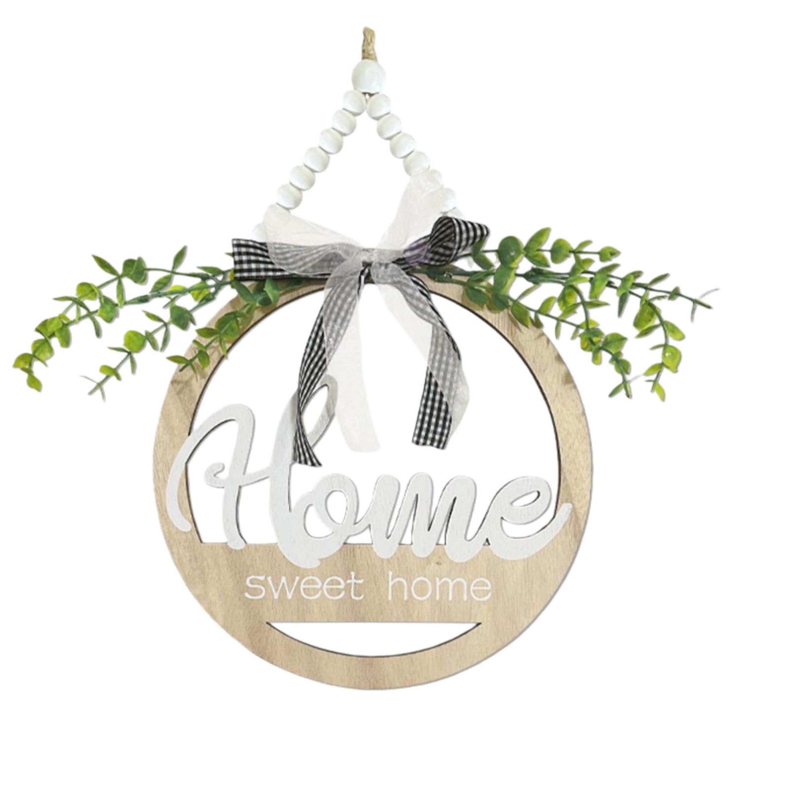 Huanyo Colorful 3D Wooden House Sign, "Family Est. Est. Year & Last Name" Customizable Welcome Plaque, 9.4" Rustic Farmhouse Decor For Home, Front Door, Porch, Office Wall