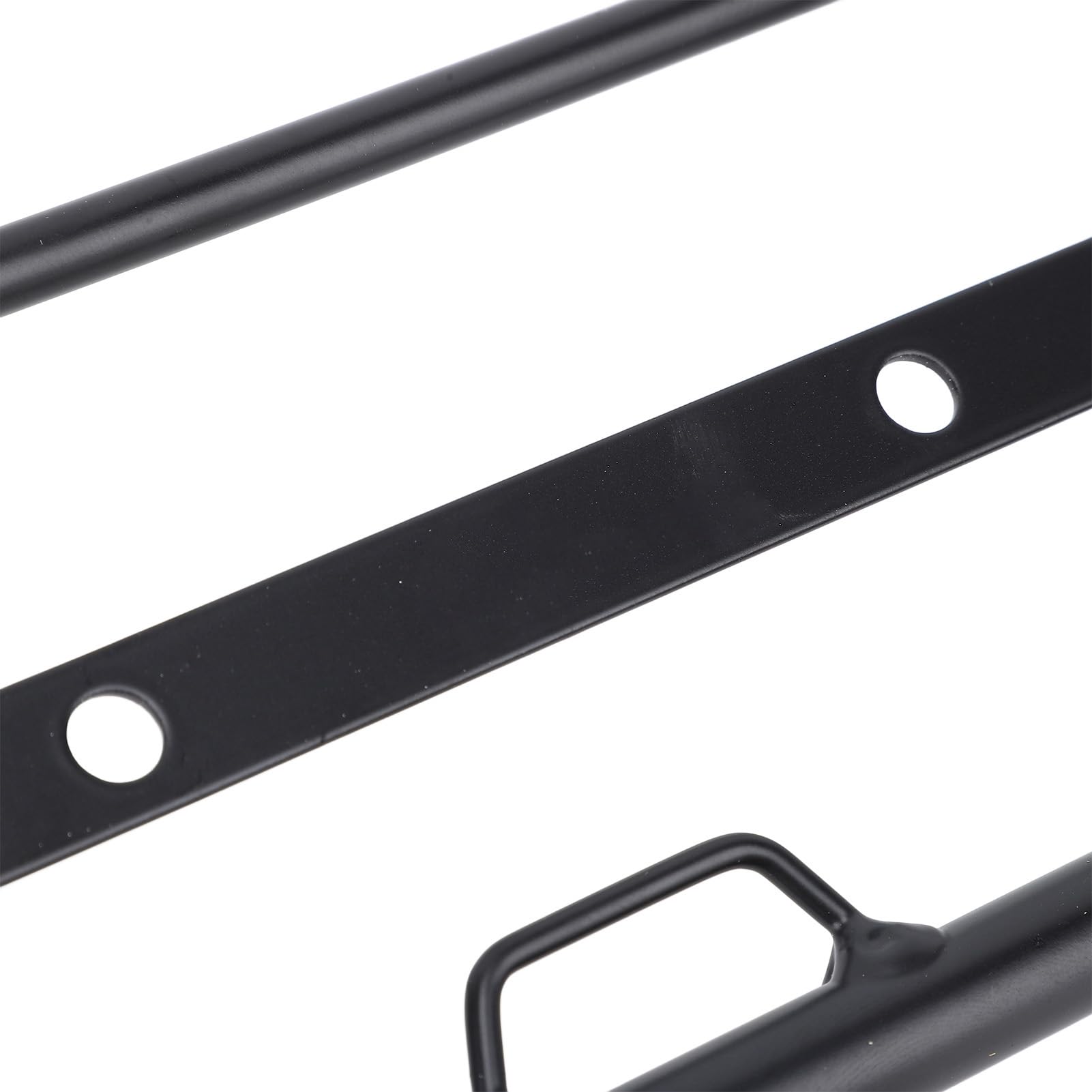 Porte-bagages Latéral de Moto, Porte-bagages Latéral en Fer à Forte Charge, Facile à Installer pour Z650RS 2022 – 2024 (fer 2)