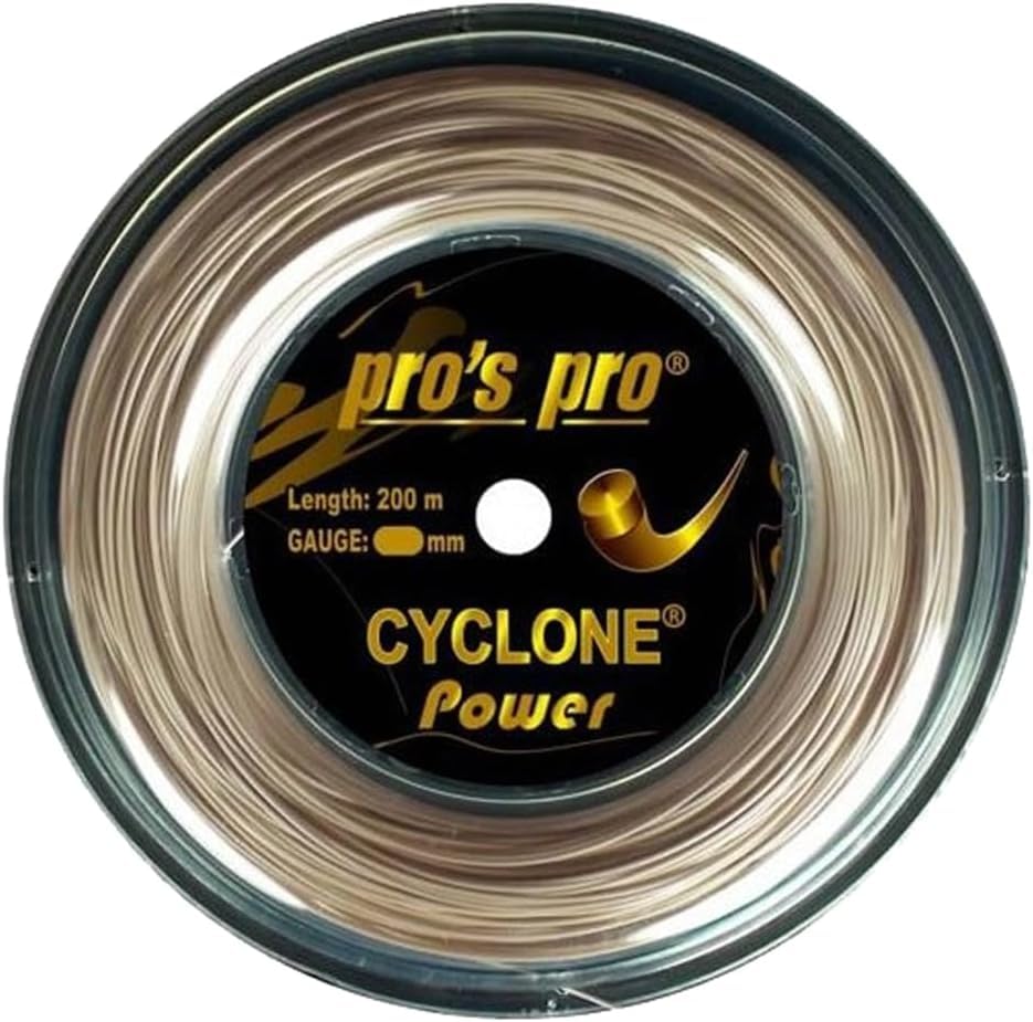 Generisch Pros Pro Cyclone Power - Corda da tennis, 1,30 mm, 200 m