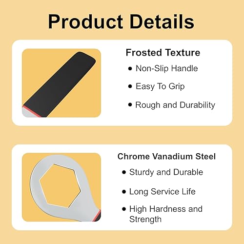 Miniatura 3 de Llave de sensor de agua de 6 puntos para camiones Ram 2013-2017 con motor Cummins de 6.7, llave de filtro de aceite para el filtro de combustible