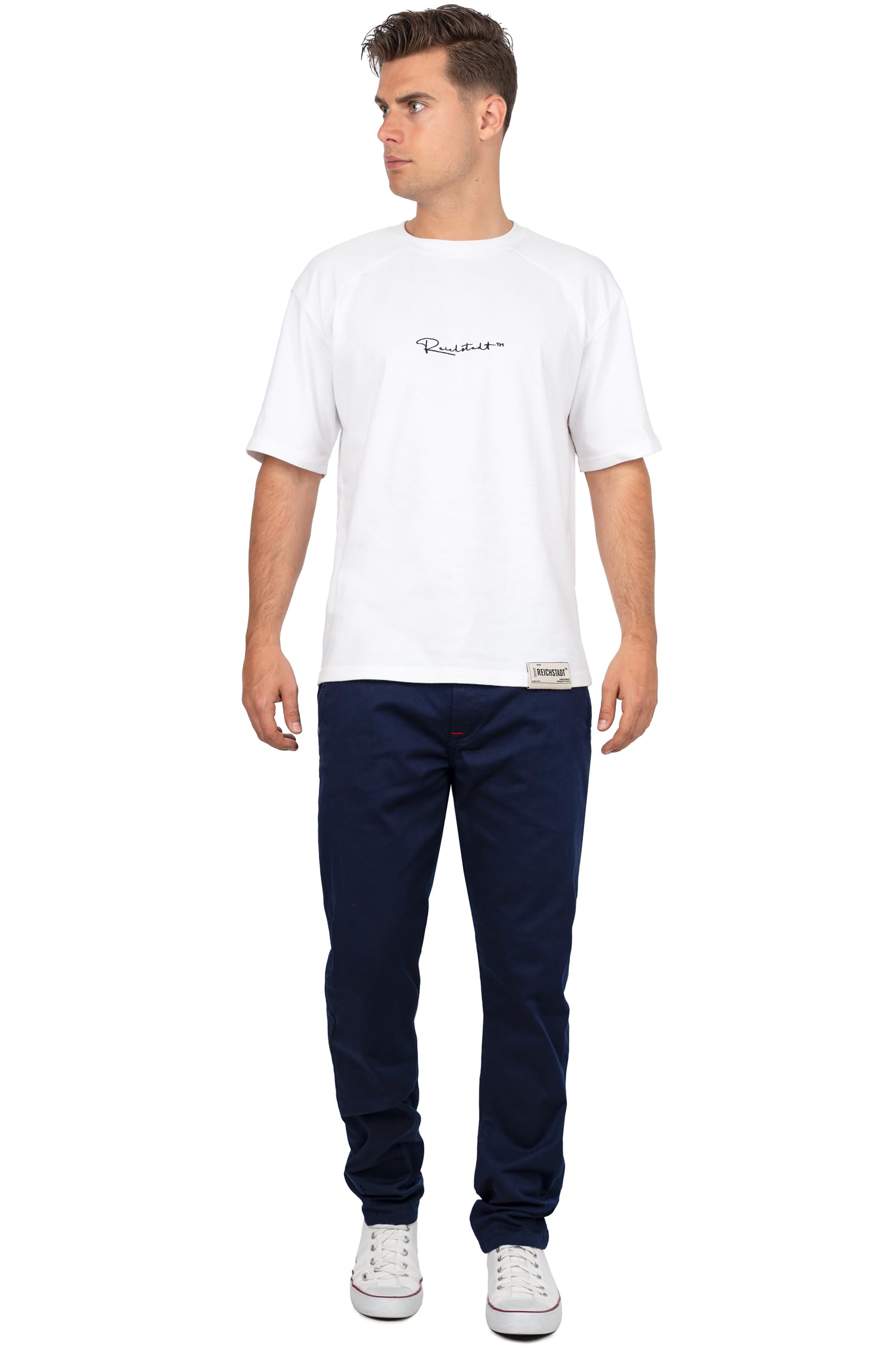 Cipo & Baxx Herren Stoffhose Slim & Regular Fit Baumwoll-Mix | Stretch Chino und Casual Hose, atmungsaktiv, für Büro, Freizeit und Alltag, stilvoll, vielseitig kombinierbar