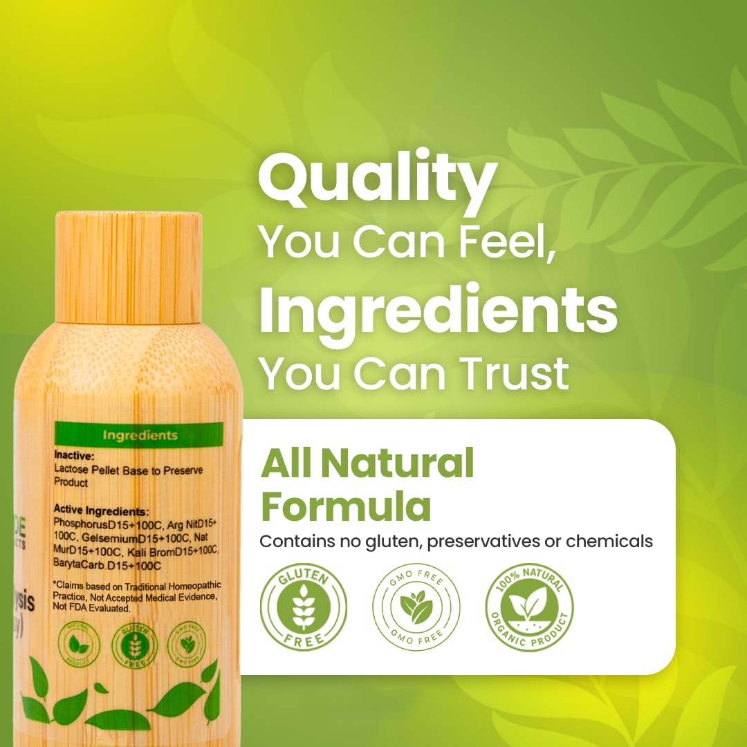 Bestmade Facial Paralysis Natural Remedy BM68 - Helps with Bell's Palsy, Facial Drooping, Tearing Eyes and Loss of Taste, 350 Pellets