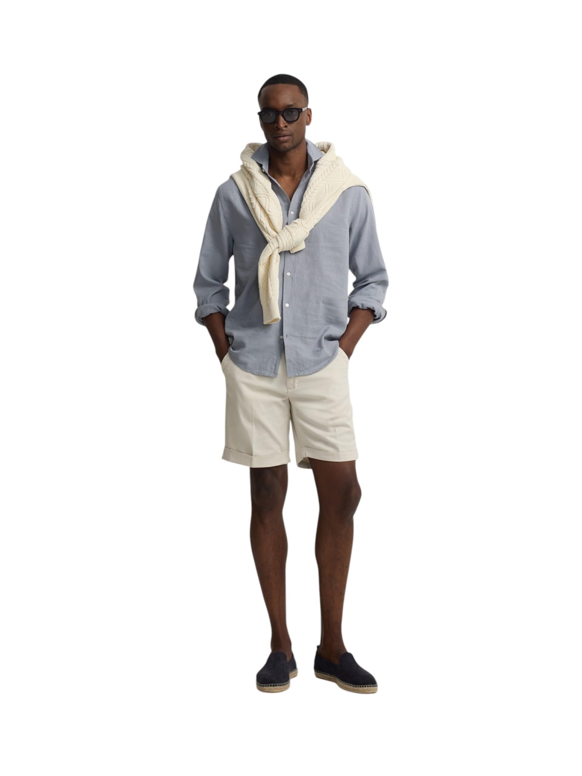 SILBON Classic Bermuda, Stone, 34/40