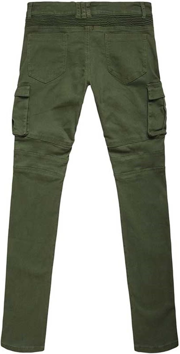 Michael Palmer Mens Outdoors Military Tactical Pants 100% Cotton Fitness Joggers Trousers Asian Size Army Green M