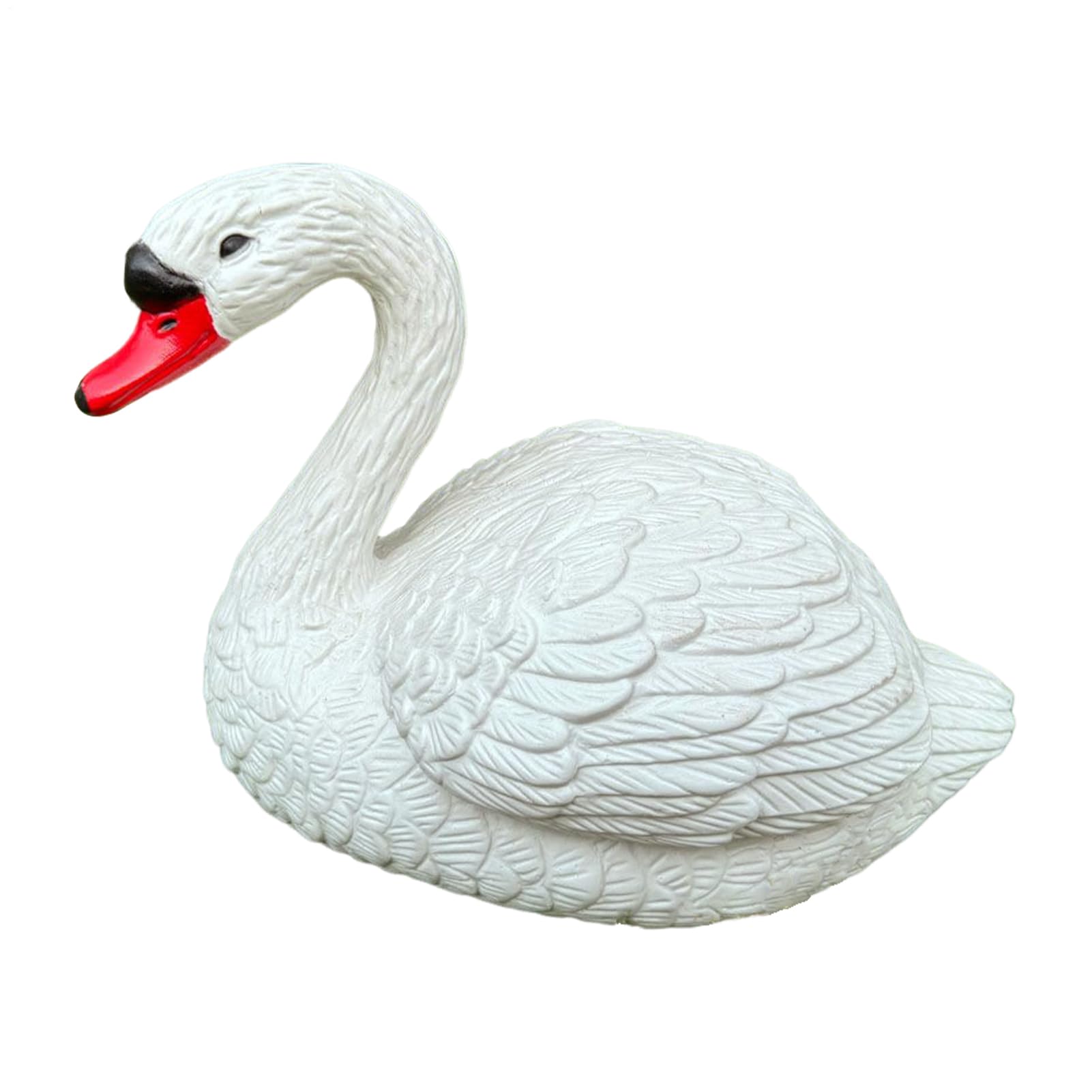 Décoration flottante en forme de cygne haut de gamme pour cour et maison