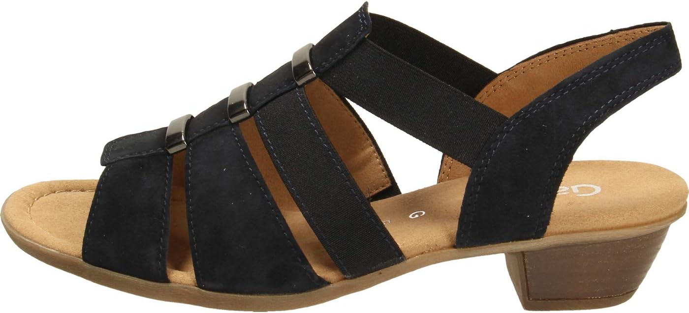 Gabor Women's Comfort Sport-82.736 Ankle Strap Sandals, Grün (Oliv (Ba