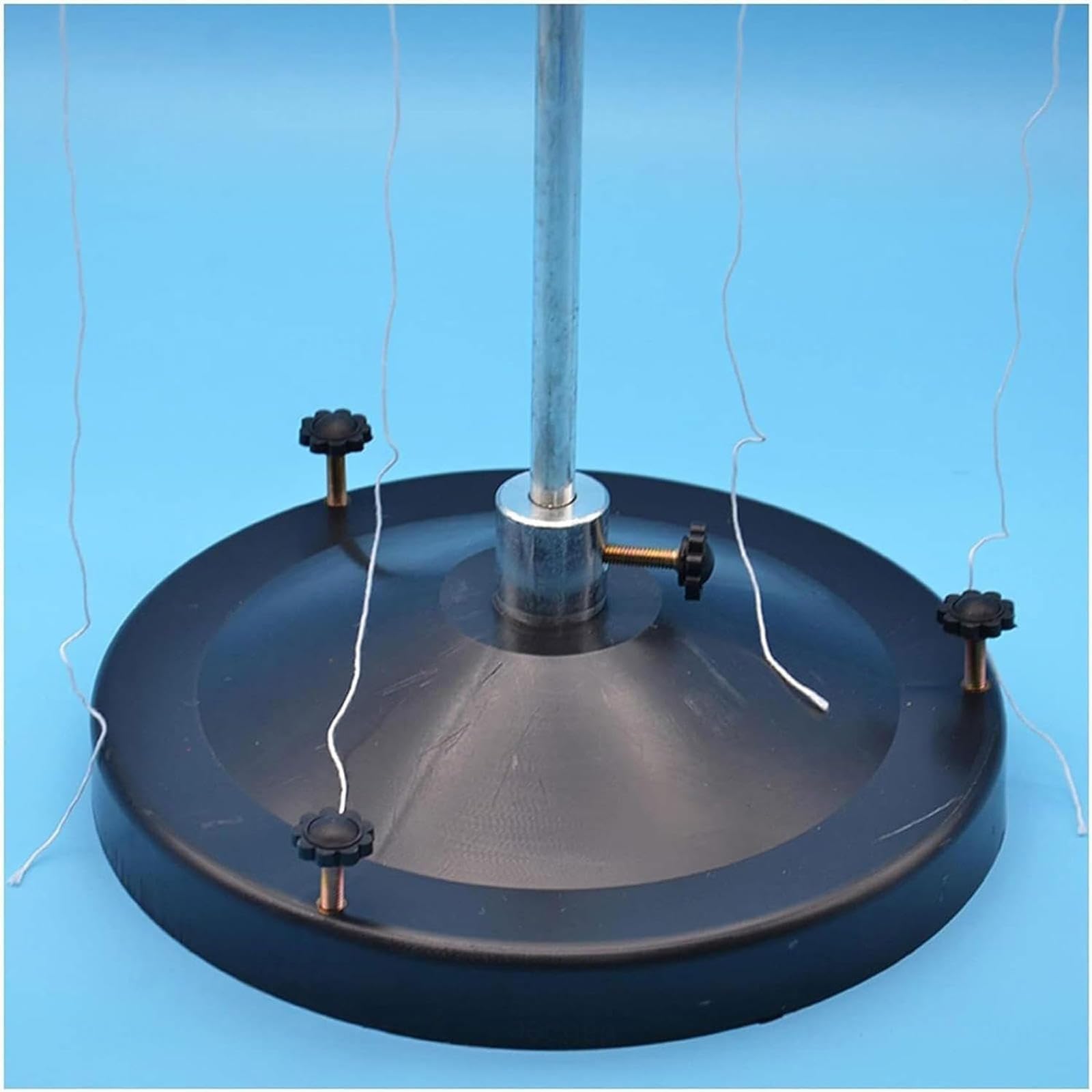 Demostración de física: demostrador de Disco de torsión, Equipo de Laboratorio de física para Secundaria, Condiciones de Equilibrio para Objetos con Ejes de rotación fijos.